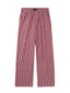 gingham casual pants with pockets
