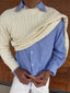 off white cable knit sweater one dna
