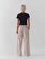 Lounge Pants Khaki w/ Black Pinstripe