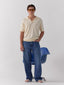 open collar knitted polo mens one dna