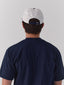 Michigan Script Five Panel Hat White