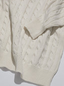 Cable Knit Sweater Cream