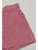 Three-Pocket Boxers Red Gingham