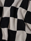 Checkerboard Sweater Black