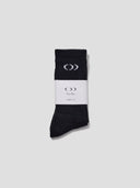ONE DNA Everyday Athletic Crew Socks Black folded in paper wrap