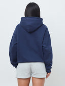 Michigan Script Hoodie in Navy - Pre-Order All Sizes
