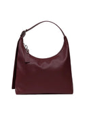 Leather Shoulder Bag Wine
