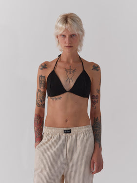 black crochet knit bikini one dna