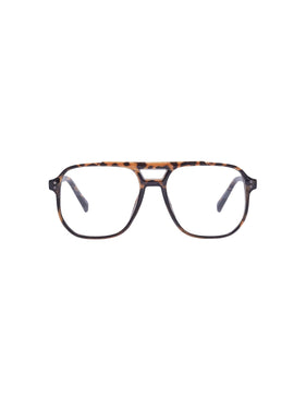 blue light glasses aviator tortoise shell