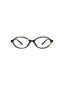 blue light glasses tortoise shell oval