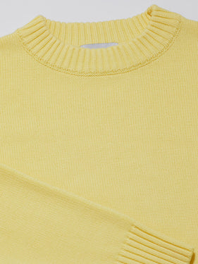 butter yellow sweater