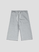 Cut-Off Sweatpant Shorts in Heather Gray