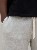 Wide-Leg Sweatpants in Heather Gray