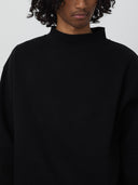 Core Mock Neck Sweatshirt in Black