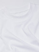detail of premium mens t-shirt white one dna
