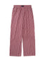 gingham casual pants with pockets