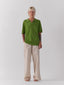 green knitted polo one dna