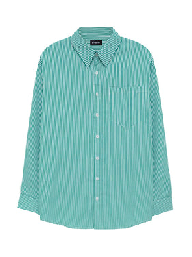 green striped shirt