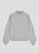 heather gray mockneck sweatshirt one dna brand