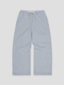 heather gray wide leg sweatpants one dna