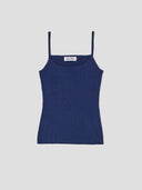Manon Ribbed Cami in Navy by ONE DNA Clothing
