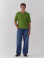 mens green knitted polo one dna