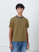 Men's Navy & Yellow Striped T-Shirt ONE DNA