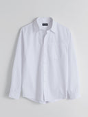 Mens white poplin button down shirt by ONE DNA