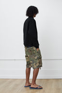 Core Mock Neck Sweatshirt in Black