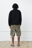 Core Mock Neck Sweatshirt in Black