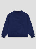 mock neck sweatshirt navy one dna