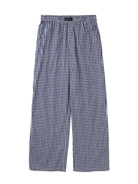 navy gingham pants one dna