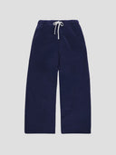 Wide-Leg Sweatpants in Navy