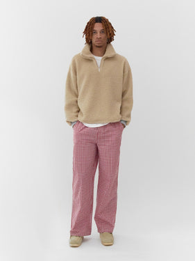 one dna sherpa gingham pants