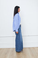 Pinstripe Button Up Shirt