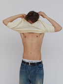 Rodeo Knit Polo Cream