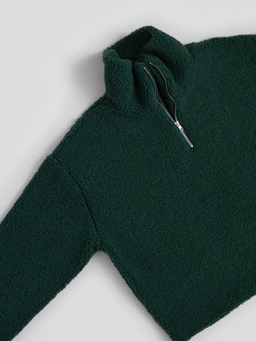 quarter zip sherpa