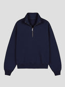 Premium Jersey Fleece Quarter Zip in Navy PRE-ORDER