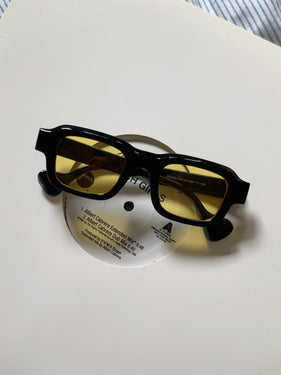 rectangle sunglasses yellow lens one dna