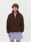 sherpa fleece quarter zip