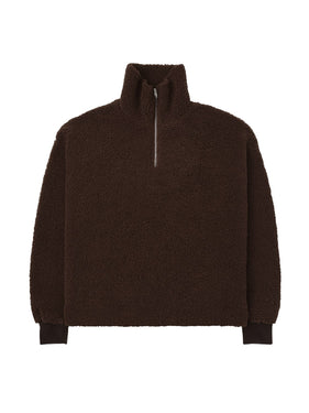 teddy fleece sherpa pullover one dna