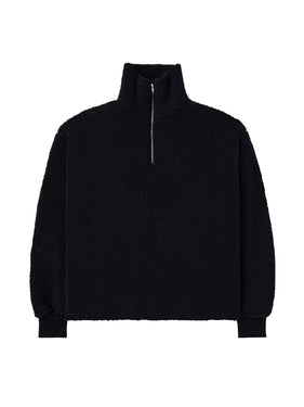 teddy sherpa fleece quarter zip one dna