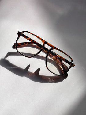tortoise shell aviator glasses one dna