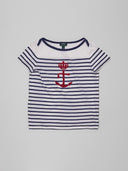 Vintage Nautical Boatneck T-Shirt