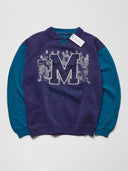 Vintage Michigan Wolverines Colorblock Crewneck