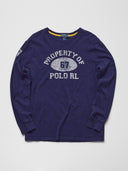 Vintage Polo Ralph Lauren Graphic Long Sleeve Navy