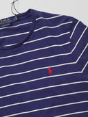 Vintage Polo Ralph Lauren Navy & White Striped Tee