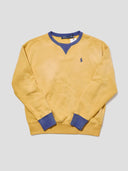 Vintage Polo Ralph Lauren Crewneck Sweatshirt Yellow & Blue