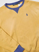 Vintage Polo Ralph Lauren Crewneck Sweatshirt Yellow & Blue