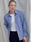 Pinstripe Button Up Shirt
